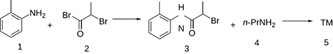 Synthesis of prilocaine Synthesis of prilocaine